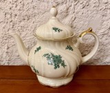 CEAINIC DIN PORȚELAN FIN CREM- MARCAJ THOMAS IVORY BAVARIA 1929-1952 H21CM