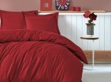 Cumpara ieftin Lenjerie Elegant Stripe Bordo (Satin Deluxe)
