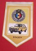 Fanion Auto - ACR BRASOV - AUTOMOBIL CLUBUL ROMAN (RSR)-fara bara de sustinere si snurul de agatat