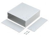 Carcasă aluminiu gri TUF 120x120x42mm