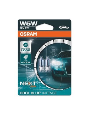 Set 2 becuri auto Osram W5W COOL BLUE INTENSE Next Gen 2-buc foto
