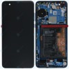 Huawei P40 (ANA-NX9 ANA-LX4) Capac frontal al modulului de afișare + LCD + digitizer + baterie albastru ad&acirc;nc 02353MFU