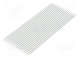 Conector cablu jumper flexibil TE Connectivity Flexstrip 2,54mm 18 pini drept