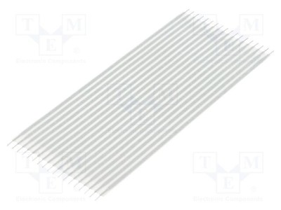 Conector cablu jumper flexibil TE Connectivity Flexstrip 2,54mm 18 pini drept foto