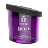 Lum&acirc;nare pentru masaj SWEDE Senze Divinty, cu aromă de grapefruit, palmarosa și petitgrain, 50 ml (mov)