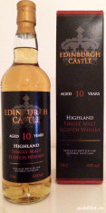 Whisky Extrem de rar ! Edinburgh Castle 0.7 l original UK din Glasgow foto