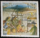 ANDORA franceza 2001 gastronomie bucătărie serie 1v neștampilat