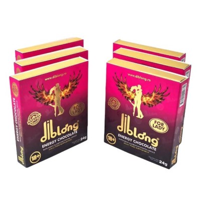 Set 6 Bucati- Ciocolata Afrodisiaca Femei DIBLONG Energy Chocolate 24 gr. foto