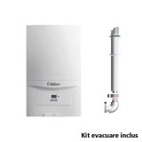 Centrala termica pe gaz in condensatie VAILLANT ecoTEC pure VUW 286 7-2, 26.1 Kw, kit evacuare inclus