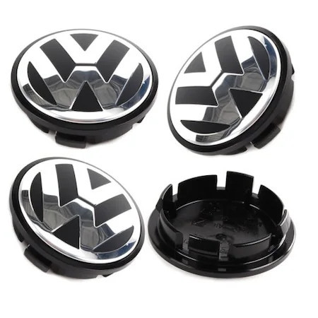 Set 4 capace butuc Volkswagen Passat, Golf ,CC de 52/56mm pentru  jante,VW56/52mm | Okazii.ro