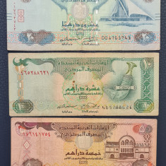 Emiratele Arabe Unite 20 10 5 dirhams 2001 2016