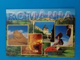 CPIB 23229 CARTE POSTALA - ROMANIA, MOZAI. SFINXUL, PESTERA URSILOR, SIGHISOARA, BABELE, NECIRCULATA