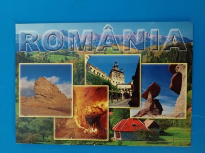 CPIB 23229 CARTE POSTALA - ROMANIA, MOZAI. SFINXUL, PESTERA URSILOR, SIGHISOARA, BABELE, NECIRCULATA foto