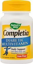 Completia Diabetic Multivitamin Nature&amp;#039;s Way Secom 30tb Cod: 17360 foto
