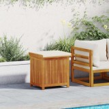Gossi cutie de perne de exterior 60x50x61 cm din lemn masiv de salcam