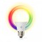 Bec LED Smart WiFi RGB cu lumina alba calda E27 Nedis
