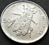 Cumpara ieftin Moneda 50 STOTINOV - SLOVENIA, anul 1992 *cod 238 A, Europa, Aluminiu
