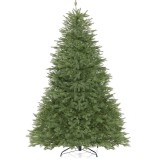 Brad artificial de Craciun Harry, PVC/metal, verde/negru, 110 x 180 cm