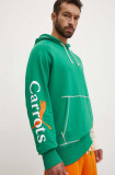 Puma bluza PUMA X CARROTS Graphic Hoodie TR barbati, culoarea verde, cu glugă, modelator, 627445