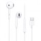 Handsfree Casti EarBuds Oppo Ace2, MH135, Cu microfon, USB Type-C, Alb