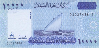 Bancnota Somalia 10.000 Shilingi 2010 (2023) - P41 UNC foto