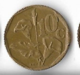 Moneda 10 cents 1994 - Africa de Sud, Cupru-Nichel