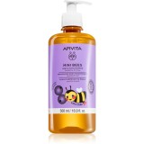 Apivita Mini Bees Gentle Kids Shampoo Blueberry &amp; Honey Sampon pentru par fin pentru copii 500 ml