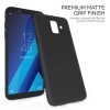 Husa Silicon Negru Samsung Galaxy A6 2018, Protectie Soc, Praf, Zgarieturi, Flexibila, Subtire