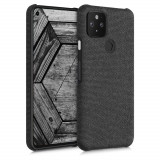 Husa pentru Google Pixel 5, Textil, Gri, 52433.19, Carcasa