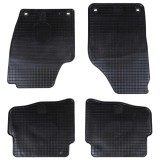 vidaXL Covor pentru mașină 4 pcs Negru Cauciuc 42029156