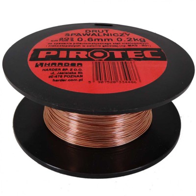 Sarma de sudura otel Pirotec ER70S-6 0.6, 5 KG, Harder HD0095 foto