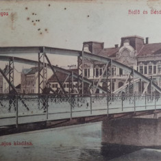 1908, CP antebelica Lugoj, Lugos, Banat, podul