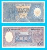 Indonezia (p#98) 100 Rupiah 1964 UNC &#039;Varianta albastră&#039; serie: BAT001755