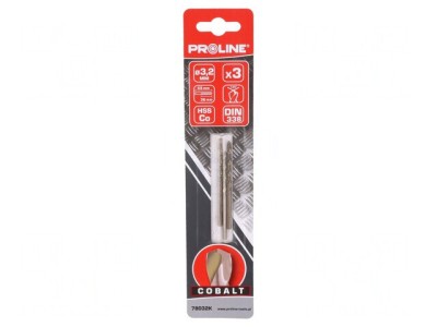 Burghiu Metal &amp;Oslash; 3.2mm Oțel Rapid cu Cobalt HSS-Co 3buc. foto