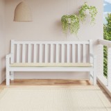 Gossi perna de banca de gradina, crem, 200x50x3 cm, textil oxford