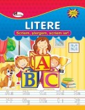 Scriem, ștergem, scriem iar! Litere (nou!) - Paperback brosat - *** - Aramis