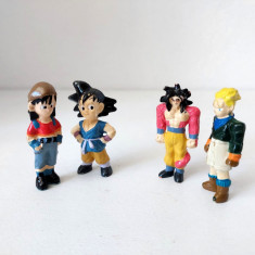 Lot 4 Figurine Dragon Ball, anime, plastic, 4cm, colectie