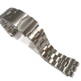 Brățară &bdquo;Oyster Steel&rdquo; &ndash; Compatibilă Swatch Irony Chrono, 19mm / 23mm