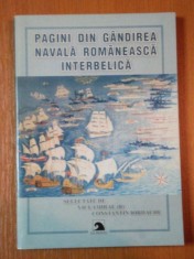 Pagini din Gandirea Navala Romaneasca Interbelica Marina Romana istorie militara