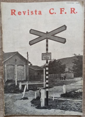 Revista CFR// noiembrie 1934 foto
