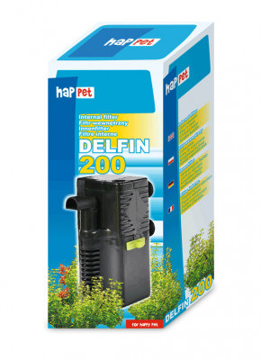 Filtru Intern Happet Delfin 200 Pentru Acvariu Pana La 50 l 180 l h 3 W F102 foto