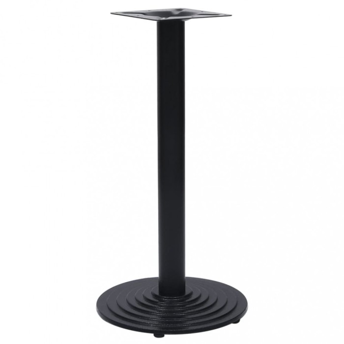 vidaXL Picior masă de bistro, negru, &Oslash;43x72 cm, fontă 325426