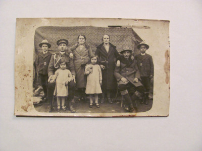 CY - Ilustrata SICHEVITA &amp;quot;Grup&amp;quot; / Militar / datata 18 martie 1934 / necirculata foto