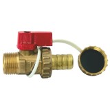 Robinet pentru golire, din bronz, 1/2&quot;