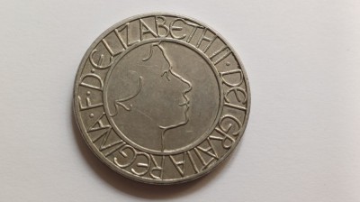 Anglia / Regatul Unit-5 Pounds/lire 2003-50 de ani - &amp;Icirc;ncoronare foto