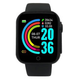 Cumpara ieftin Ceas Smartwatch Techstar&reg; Y68 Ultra, Ecran 1.44 inch TFT, Bluetooth 4.0, Notificari Apeluri/Mesaje, Monitorizare Fitness, Ritm Cardiac si Tensiune Art