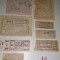 LOT 8 BILETE BILET VECHI TREN CFR , AUTOBUZ