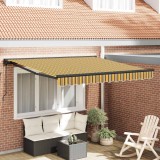 vidaXL Cortina Retractabilă Dungă Multicolor 300x250 cm țesătură 3330031