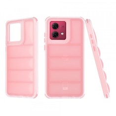 Husa pentru Motorola Moto G84, Techsuit, Wave Shield, Roz