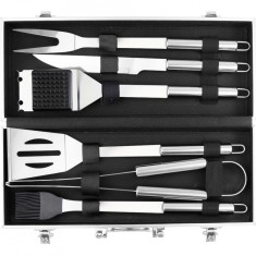 Set ustensile gratar 6 piese, servieta